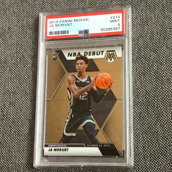 Panini Other - JA Morant 2019 Panini Mosaic PSA Graded Mint 9